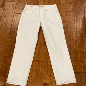 White crop Lucky Jeans